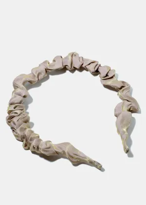 Solid Colored Scrunchie Headband