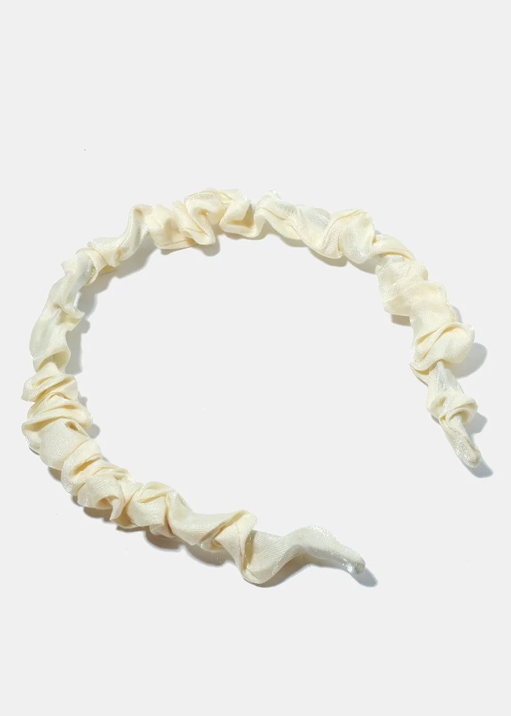 Solid Colored Scrunchie Headband