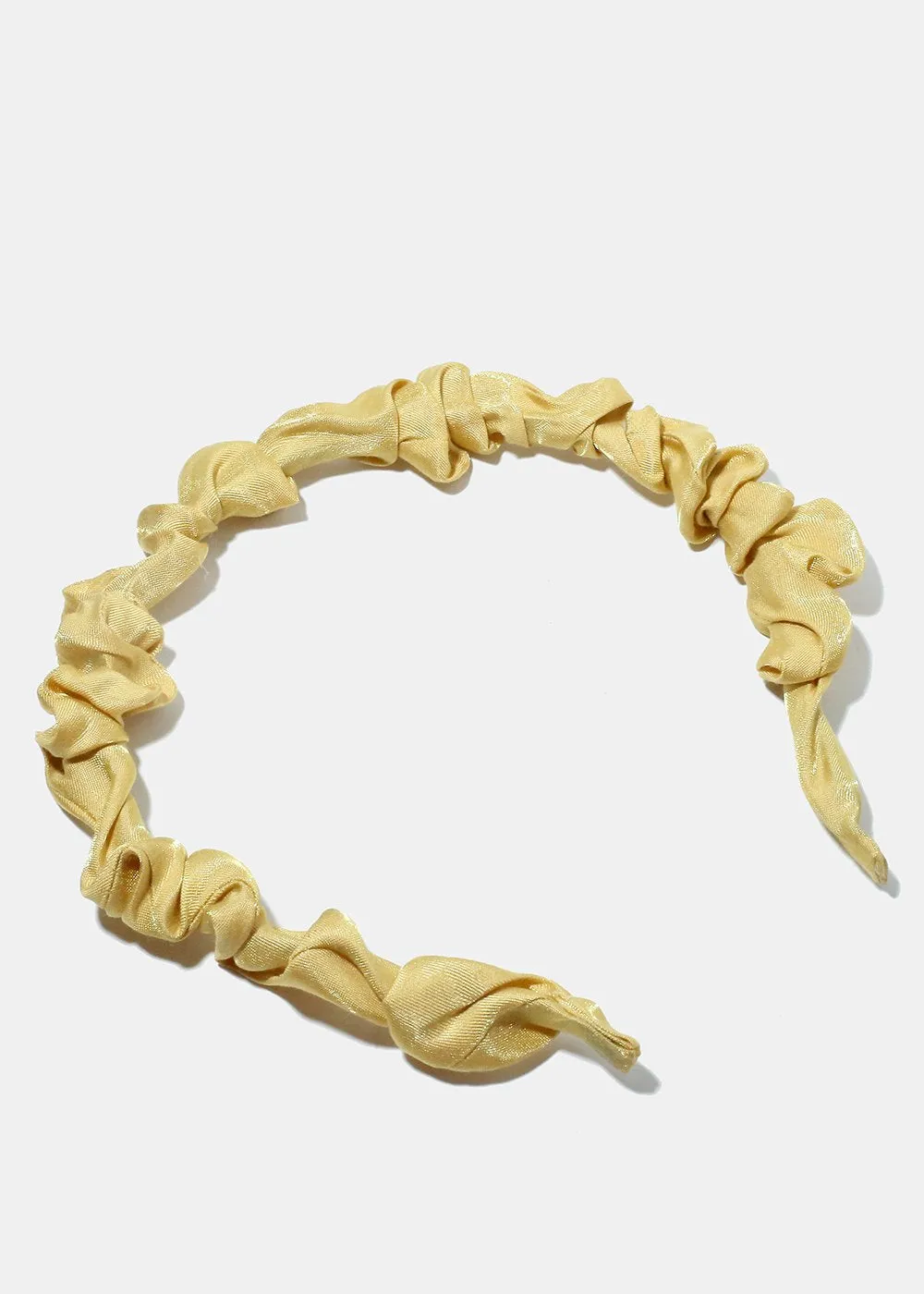 Solid Colored Scrunchie Headband