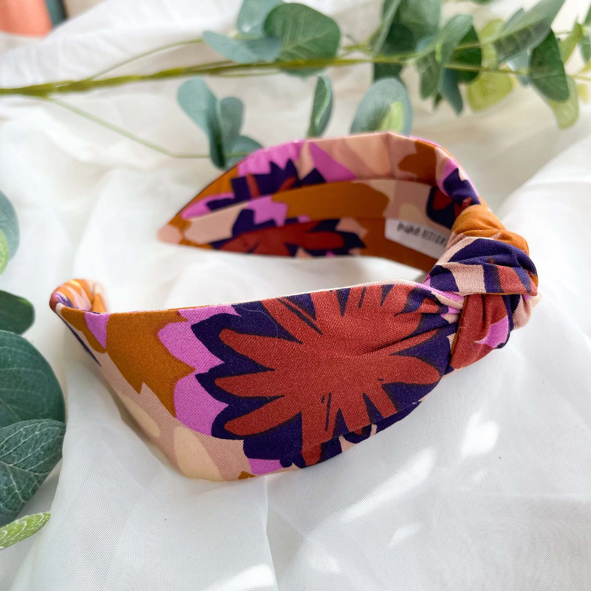Spring Floral Knot Headband