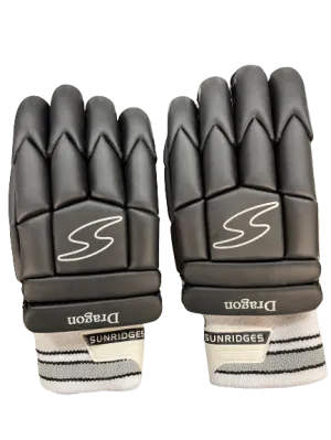 SS Dragon Cricket Black Batting Gloves