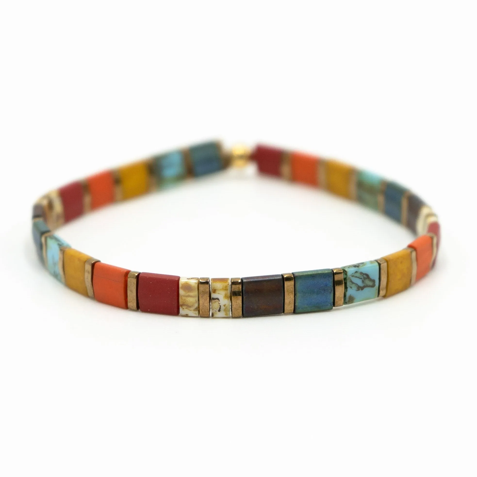 STAINED - Tila Bead Bracelets Stack