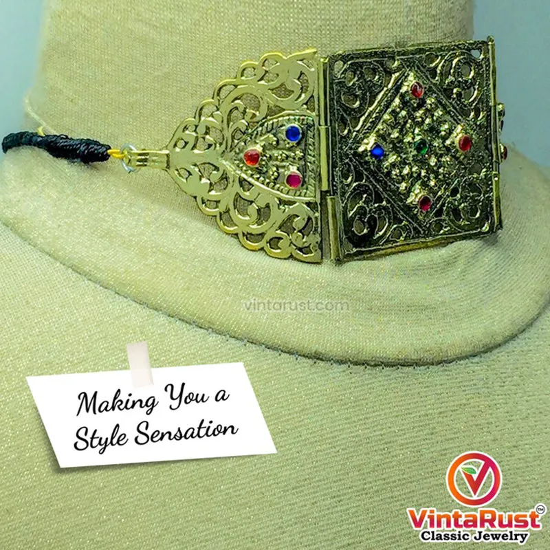 Statement Vintage Style Choker Necklace