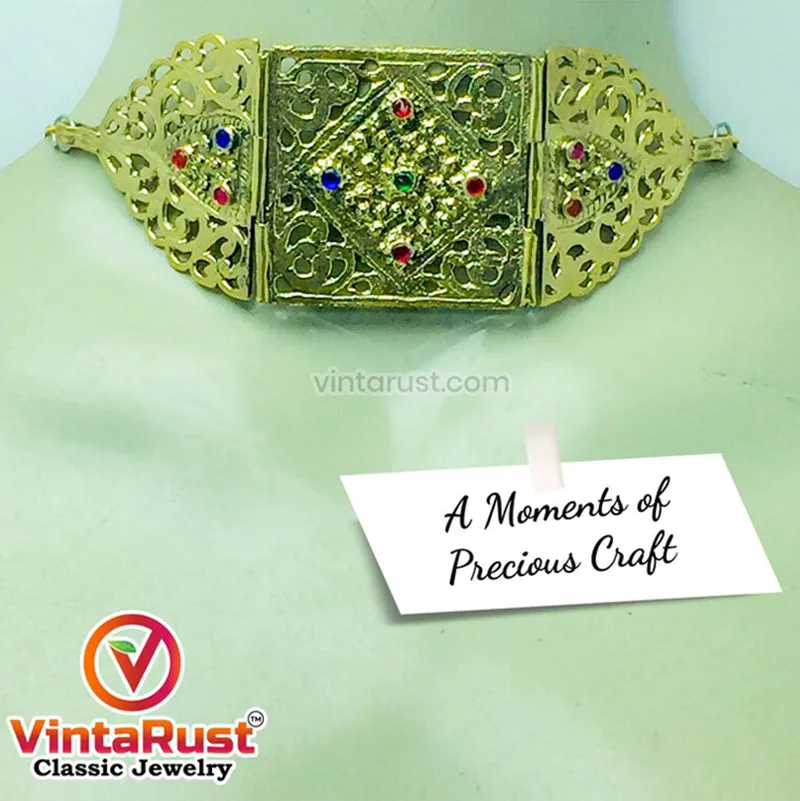 Statement Vintage Style Choker Necklace
