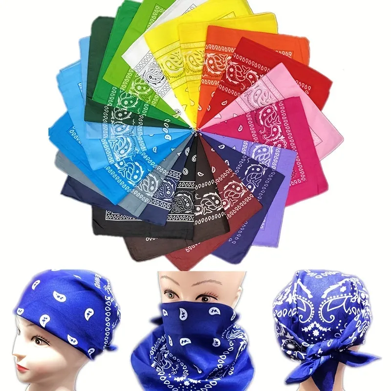 Stylish 5334cm Paisley Bandana Perfect Gift with Quickdry Design