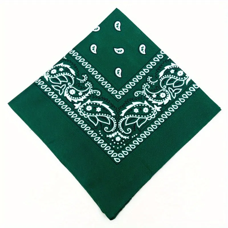 Stylish 5334cm Paisley Bandana Perfect Gift with Quickdry Design