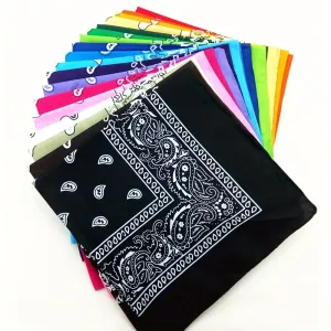 Stylish 5334cm Paisley Bandana Perfect Gift with Quickdry Design