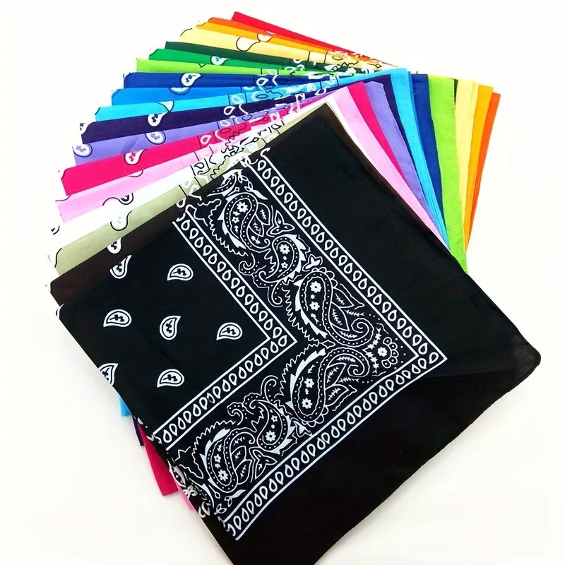 Stylish 5334cm Paisley Bandana Perfect Gift with Quickdry Design