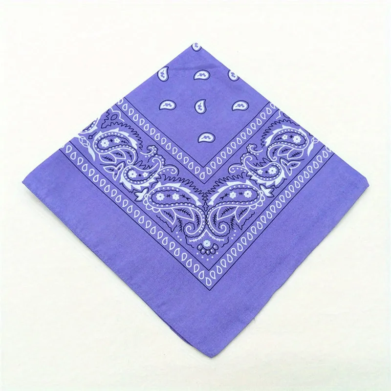 Stylish 5334cm Paisley Bandana Perfect Gift with Quickdry Design