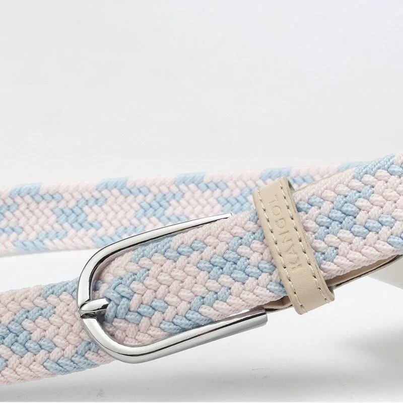 Thick and Durable Braided Waist Belts for Women