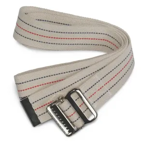Washable Cotton Gait Belts Red White & Blue Stripes 60" Case of 6