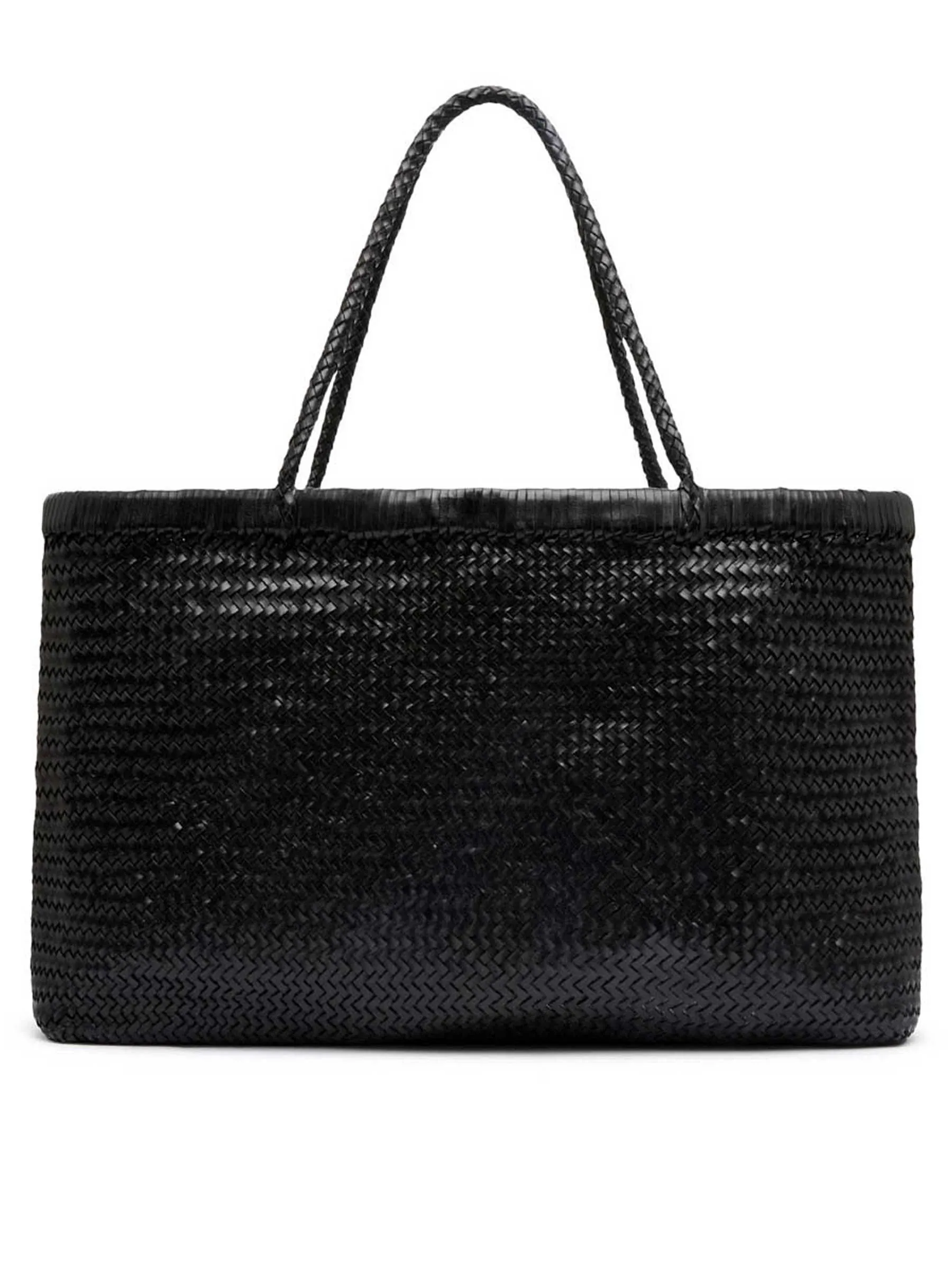 Wide Bagu Woven Tote